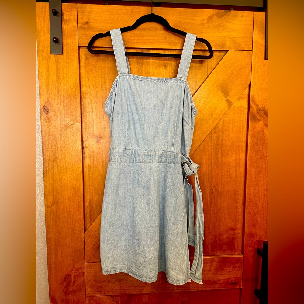 Jean jumper with a skort. Size large